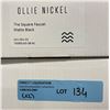 Image 3 : NEW Ollie Nickel Square Faucet Matte Black - 2 pcs