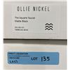 Image 3 : NEW Ollie Nickel Square Faucet Matte Black - 2 pcs