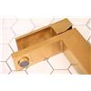 Image 2 : NEW Ollie Nickel Square Faucet Brushed Gold - 2 pcs