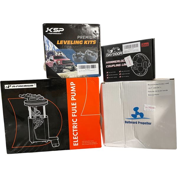 NEW Car Parts & Performance - includes KSP Leveling Kit/ Electric Fule Pump/Honda Outboard Propeller