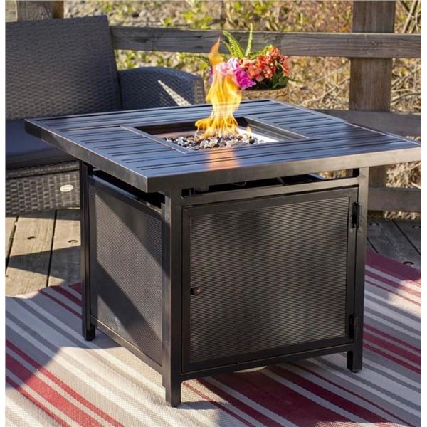 Square outdoor firepit Table