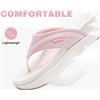Image 2 : NEW Oncai Women's Orthotic Cushion Flip Flop Recovery Walking Pink - Size US 8/R.V. $100