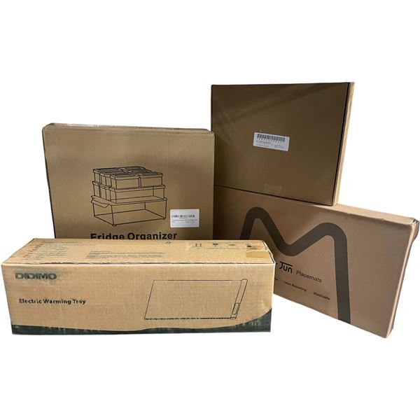 NEW Kitchen Organizers & Tableware - includes Electric Warming Tray/ Myir Jun Round Placemats & Frid