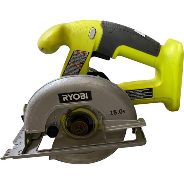RYOBI 18.0V Circular Saw - No Box, R.V. $110 (Battery is not included)