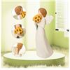 Image 2 : NEW 6-pcs Sunflower Gift "You are Loved" Decorative Angel Figurines