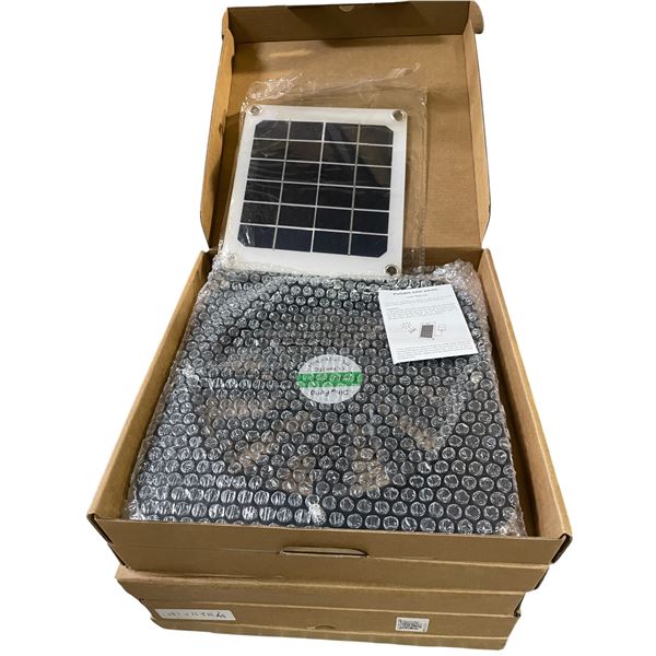 NEW Group of 5 Portable Solar Panels