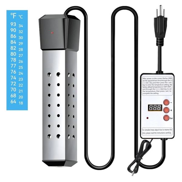 NEW Group of 4 Electric Immersion Water heater Digital LCD Thermometer