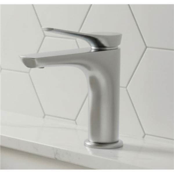 NEW Ollie Nickel Rounded Faucet Chrome - 3 pcs