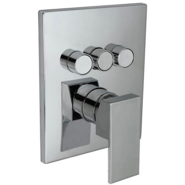 NEW Huntington Brass 6-pack Chrome Valve Trim w/o Diverter