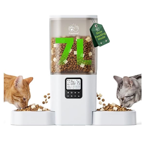 NEW Frienhund Smart Pet Feeder with Two Bowls