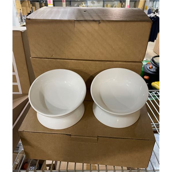 NEW 4-pack of 2 Cat/Dog Food Bowls