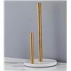 Image 1 : NEW Group of 2 Brushed Gold & Marble Paper Towels Dispenser