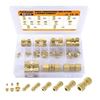 Image 2 : NEW Brass Compression Tube Fitting &Sleeves Ferbules (approx. 10 pcs)