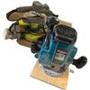 Image 1 : MAKITA 3612C Plunge Router, x2 RYOBI Orbit Sanders & Porter-Cable Sander