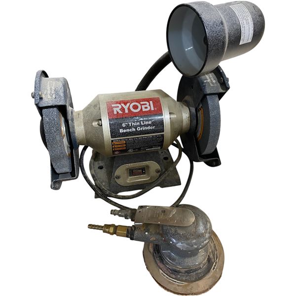RYOBI 6" Thin Line Bench Grinder