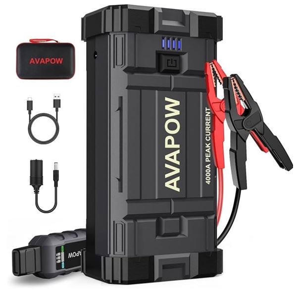 NEW AVAPOW Car Jump Starter