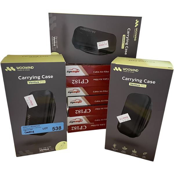 NEW Large Group of Carrying Case Ventus Pro for Tire Inflator & approx. 6-pcsd CP182 Car Cabin Air F