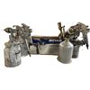Image 1 : Bink's Gravity Feed Spray Gun & Group of 4 Siphon Feed Paint Spray Guns (Used Condition)