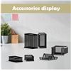 Image 2 : NEW Large Group of Metal Mesh Desktop Organizer Versatile Caddy - approx. 22 pcs