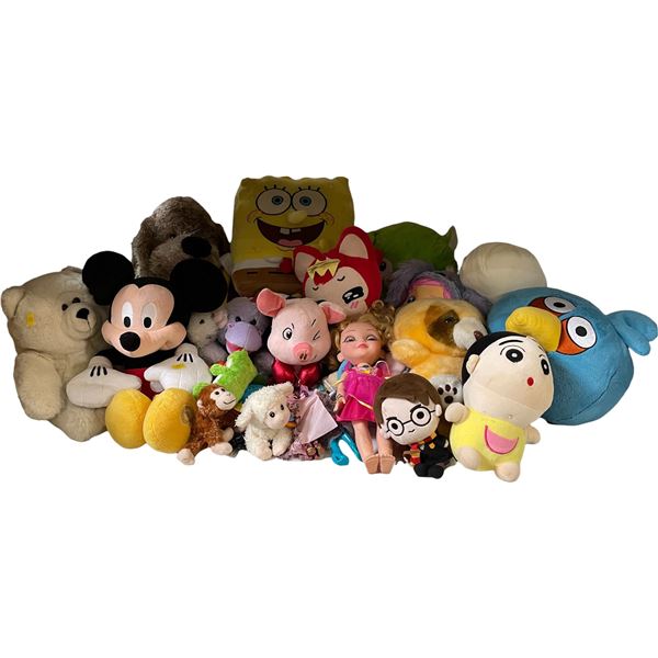 Large group of Stuffed Animal for Kid - approx. 25 pcs