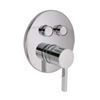 Image 3 : NEW Huntington Group of 3 EU Lavatory Faucet Chrome/Single Handle Tub Shower Faucet/Satin Nickel PVD