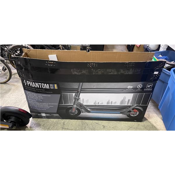 Phantom A8 Electric Scooter - Disassembled in Box, Charger is included (Open Box - Content unknown)