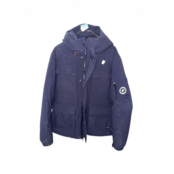 NEW Save The Duck Artic Plumtech Blue Men's Winter Parka - No COA