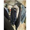 Image 7 : Rack of Clothes - includes 12 assorted pcs, includes Levi Strauss Jean/ ZARA Leather Jacket/Essentia