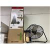 Image 1 : Mastercraft Industrial Fan & Ashland Pre-Lit Augusta Cashmere Christmas Pine (Open Box)