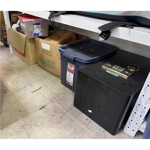 Large Group of Misc. Items - includes Movie Set Dec Safe/ Magazines/Bags & More (Must take all - Bin