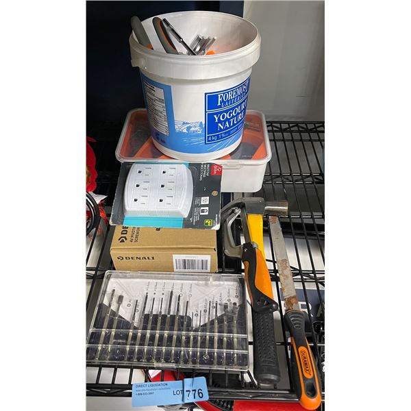 Group of Misc. Hardware - includes Drill, Denali 4V Screwdriver, Multi Tap & More