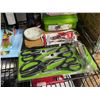 Image 2 : Large Group of Kitchenware & Art Supplies - includes New Japanese Chopsticks/ Kitchen Shears Kit/The