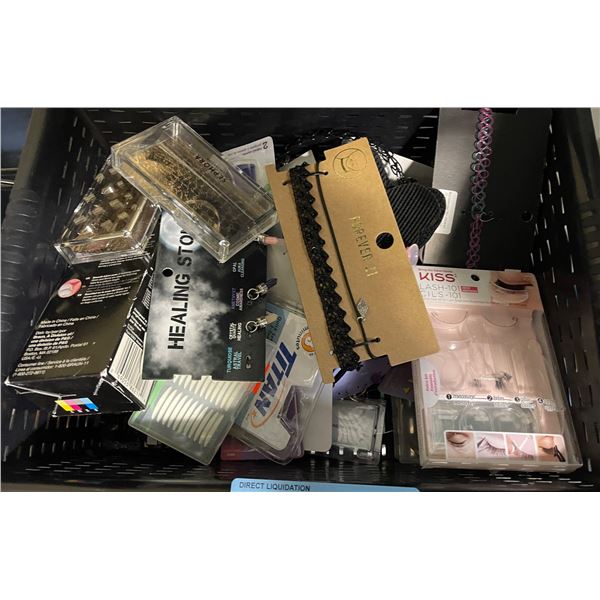 Bin Full of NEW Jewelleries & Beauty Supplies - some with Tags