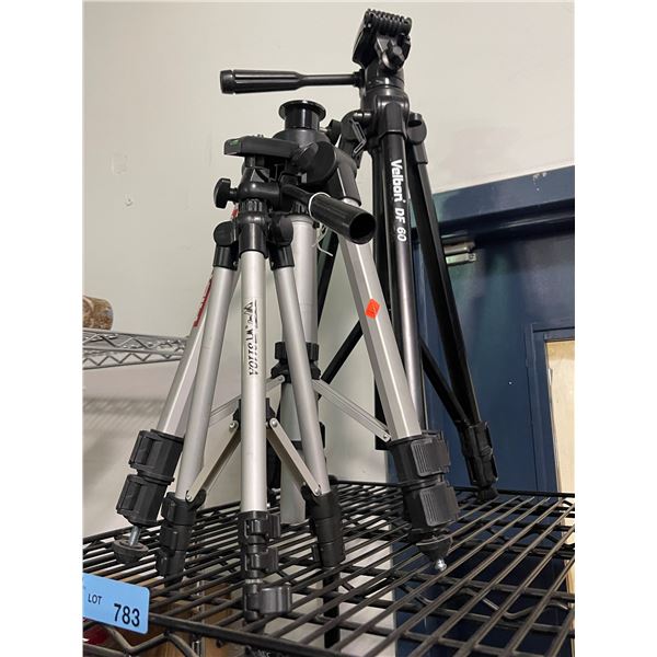 Group of 3 Camera Tripods - includes VF-3110A/Velbon DF 60 & More