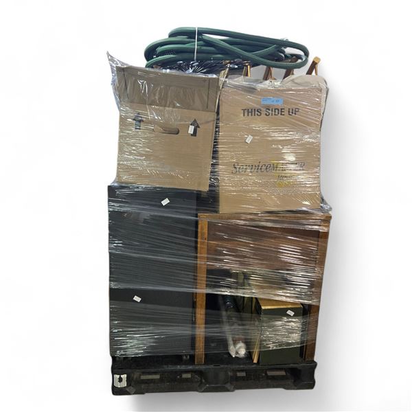 Pallet of Misc. Items - includes Small Furnitures/Decor & More