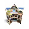 Image 1 : Large Fold Out Play Doll Toy House on Wheels