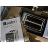 Image 2 : Group of 2 - Salton Touchscreen Toaster (used condition) & Keurig Coffee Machine