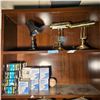 Image 1 : 2 Shelves of Table Lamps, Lightbulbs, Etc.