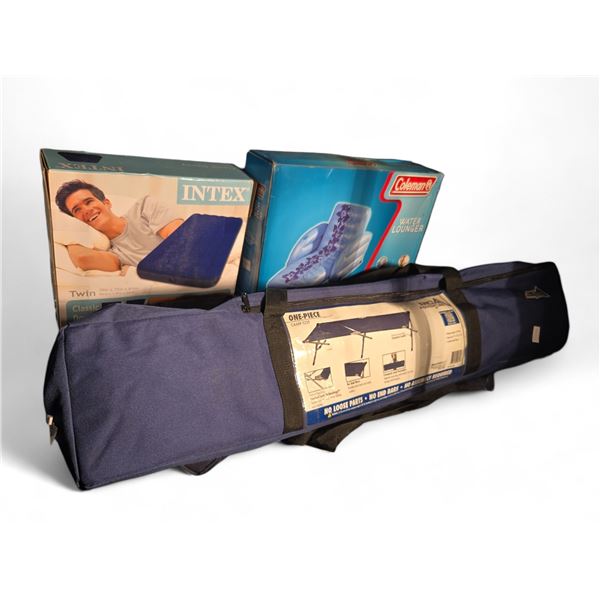 Group of Misc - Coleman Water Lounger, Air Mattress, Etc.