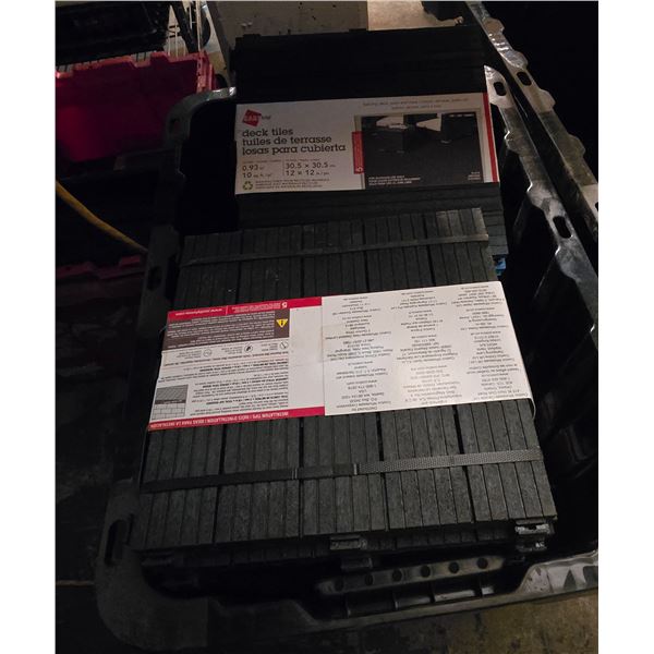 Totes of Various Deck Tiles