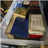 Image 2 : 2 Shelves of Misc - Vintage Lighter Boxes, Christmas Decor, Etc.