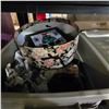 Image 2 : Group of Misc Totes w/Contents - Foam Underlayment, Christmas Decor, Decorations, Parts, Ash Trays, 