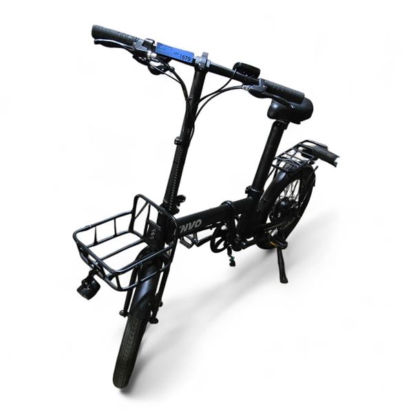 ENVO Folding Electric Bicycle with Front Cargo Rack