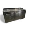 Image 1 : Master-Bilt 3-Door Stainless Steel Commercial Prep Table Refrigerator