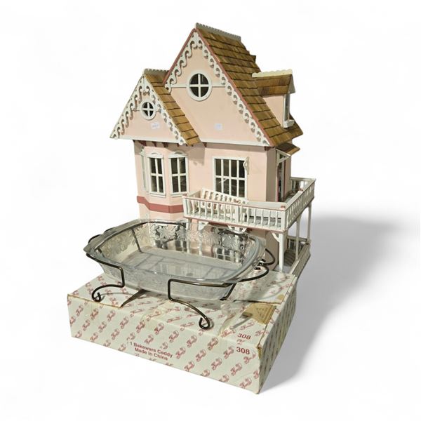 Group of Misc - Doll House & Decor Tray