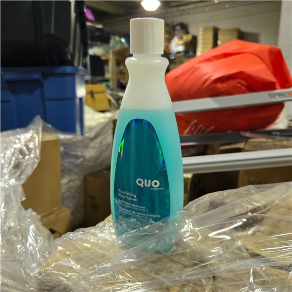 Pallet of QUO Strengthening Blue Nail Polish Remover