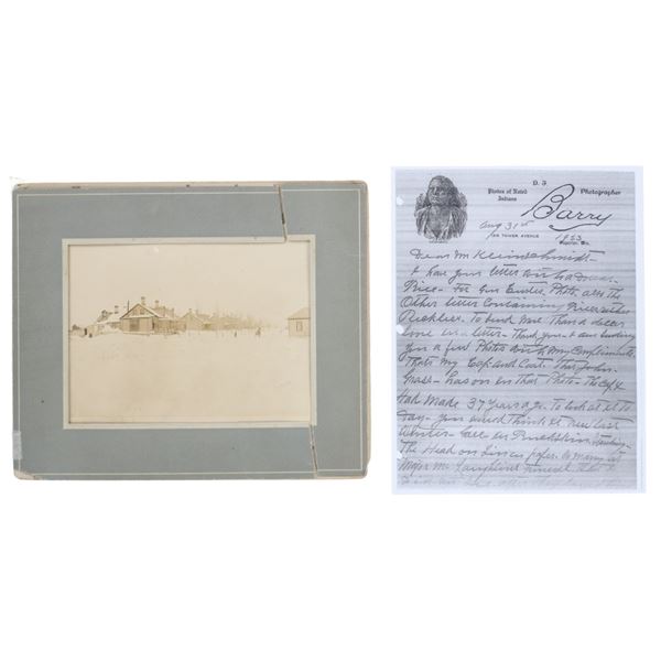 D.F. Barry Photo of Officer's Row At Fort Lincoln