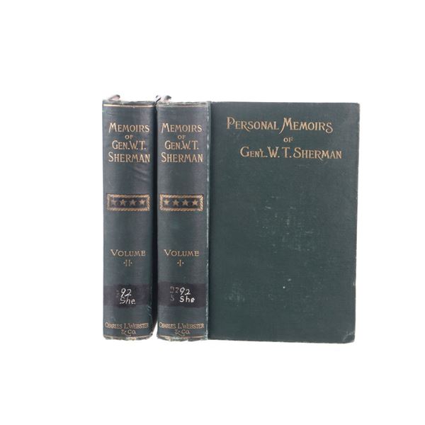 1891 Personal Memoirs of General Sherman V. I & II