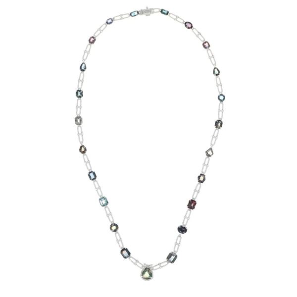 Oscar Freidman 25.31ct Sapphire Necklace