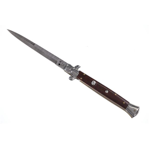 Beltrame Stiletto Switchblade Damascus & Rosewood